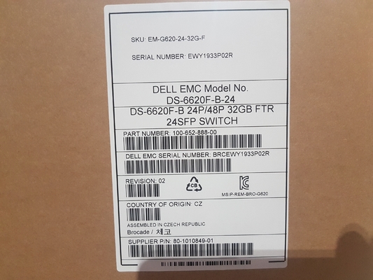 24 commutatori attivi BR-G620-24-32 G-R With 24pcs 32GB SFP di SAN del broccato dei porti