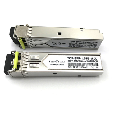 Ricetrasmettitore 1550nm 160km del ginepro SFP-1GE-EZX-160 1.25G SFP monomodale