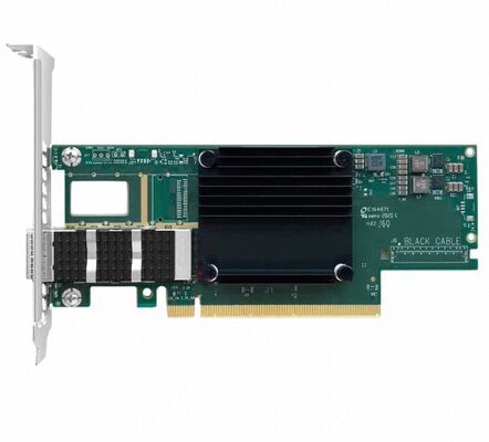 Nuovo server interno cablato MCX653105A-EFAT Connect X-6 VPI Adapter Card HDR100 EDR IB e 100GbE Single-Port QSFP56