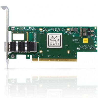 Mellanox MCX653105A-EFAT Connect X-6 VPI Adapter PCIe HDR100 EDR IB e 100GbE Single-Port QSFP56 Ethernet Network Card in stock
