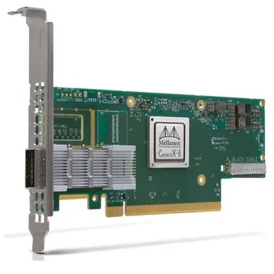 NVIDIA MCX654106A-HCAT ConnectX-6 Dual-Port SFP56 200GbE Network Card for Data Center PCIe Internal Wireless Server Stock
