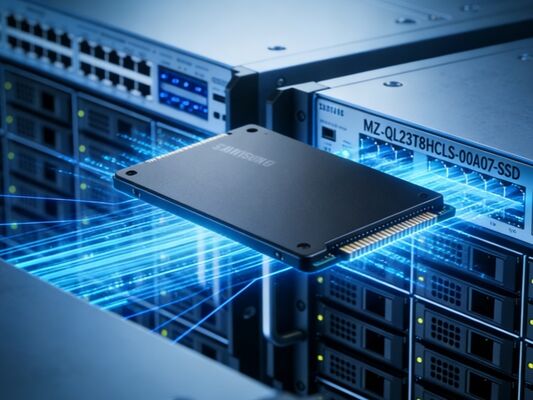 SSD U.2 Samsung originale da 3,84 TB MZQL23T8HCLS-00A07 PCIe 4.0 NVMe TLC Enterprise per server e storage cloud