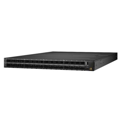NVIDIA MQM9790-NS2R Quantum-2 1U NDR 400Gb/s InfiniBand Switch 64 porte 32 OSFP Non gestito flusso d'aria inverso C2P per AI Cluster DGX H100