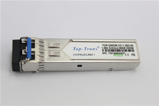 Pluggable caldo ottico duplex del ricetrasmettitore 80Km di 1.25G DWDM SFP LC SFP