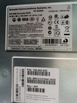 commutatore attivo DELL contabilità elettromagnetica Connectrix DS 6505B di SAN del broccato del porto di 16Gb SFP+ 8