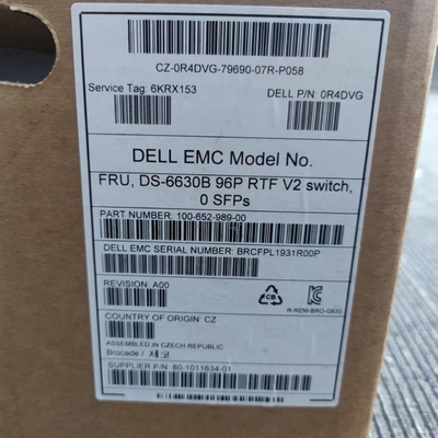 Base del porto dei porti 48 del COMMUTATORE 128 di DS-6630B DELL contabilità elettromagnetica CONNECTRIX 32GB FC