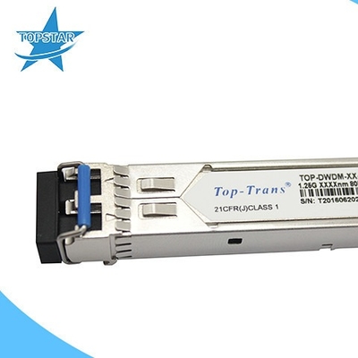 Pluggable caldo ottico duplex del ricetrasmettitore 80Km di 1.25G DWDM SFP LC SFP