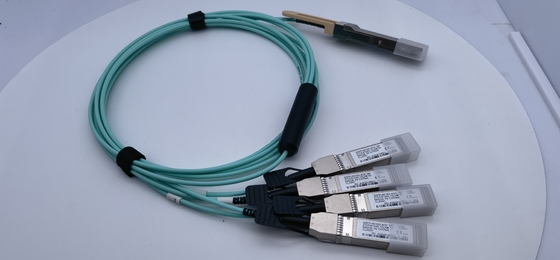 Cavo ottico 40G QSFP+ di Cisco QSFP-4X10G-AOC3M Compatible Breakout Active a 4x10G SFP+ 3M