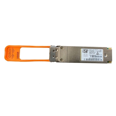 Ricetrasmettitore di Cisco QSFP-100G-PSM4-S 10-3144-01 QSFP28 100GBASE PSM4 con il connettore 500m di MPO sopra SMF