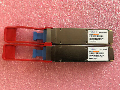 Ricetrasmettitore ottico TR-FC13D-NSN di tassi doppi di InnoLight 100Gb/s QSFP28 ER4 Lite