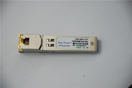 Gigabit Ethernet compatibile Fortinet FG-TRAN-GC Rame RJ45 SFP 100 m