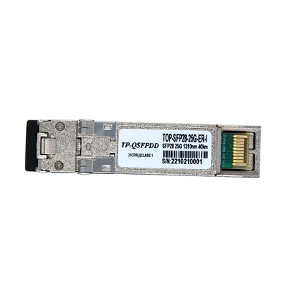 Top Trans MSA e TAA 25GBase-ER SFP28 Transceiver SMF 1310nm 40km LC DOM