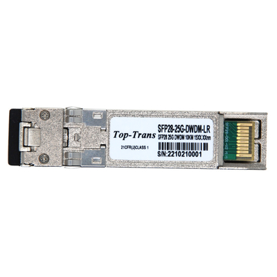 Modulo ottico DWDM 25G SFP28 Ricetrasmettitore SMF 1270nmTx/1330nmRx 10km LC DOM