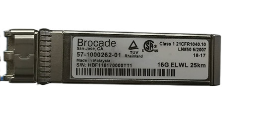 Modo del ricetrasmettitore SFP+16G ELWL 1310nm 25km del broccato 57-1000262-01 FC SFP+ singolo
