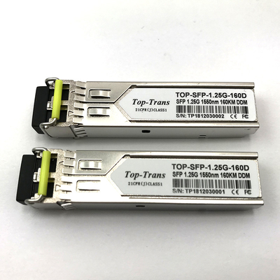 Ricetrasmettitore 1550nm 160km del ginepro SFP-1GE-EZX-160 1.25G SFP monomodale