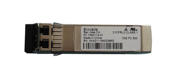 Modulo ottico duplex del ricetrasmettitore 10G 850nm 100m LC MMF del broccato 57-1000130-01 10G-SFPP-USR FC SFP+