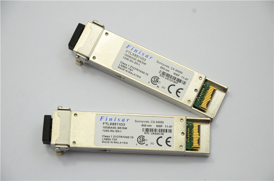 Ricetrasmettitore ottico di Finisar FTLX8511D3 850nm XFP per Ethernet interruttore/di 10GBASE-SR 10G