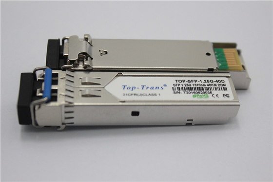 Ottica monomodale di Ethernet di SFP di gigabit del ginepro EX-SFP-1GE-LX40K 1310nm 40km