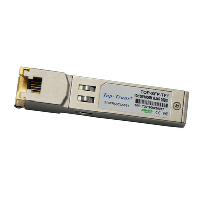 Modulo di rame compatibile del convertitore Cat5 del ginepro SRX-SFP-1GE-T-ET RJ45 SFP 100m