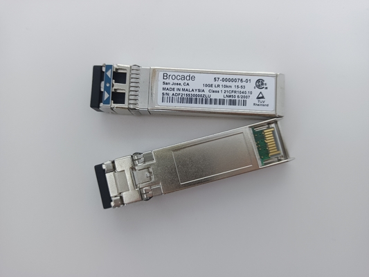 Modulo del ricetrasmettitore 10G LWL 1310nm 10km LC SMF di Manica SFP+ della fibra del broccato 57-1000493-01 XBR-000217 10G