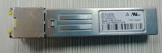 Modulo ottico del rame 1000BSAE-T RJ45 del ricetrasmettitore 1G del broccato 57-1000042-01 XBR-000190 SFP