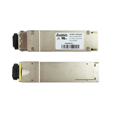 marca ottica di Avago del modulo della fibra mista di 40G QSFP+ SR4 850nm 150m MTP/MPO