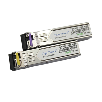 Ricetrasmettitore LC Simplex Cisco GLC-BX80-UA 1.25G BIDI SFP 1490nm 1550nm 80km SMF