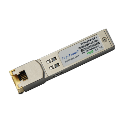 Ricetrasmettitore di rame Mellanox MC3208411-T di RJ45 SFP 1GbE 1000BASE-T