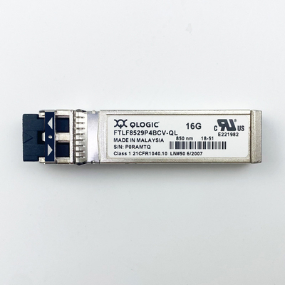 Modulo ottico Qlogic FTLF8529P4BCV-QL del ricetrasmettitore di Manica 850nm SFP+ della fibra 16GB