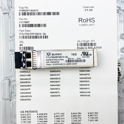 Modulo ottico Qlogic FTLF8529P4BCV-QL del ricetrasmettitore di Manica 850nm SFP+ della fibra 16GB