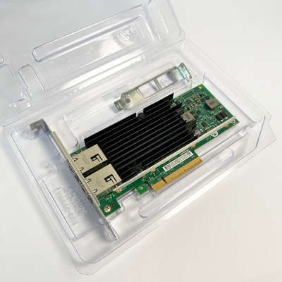 Interfaccia di Manica della fibra dell'adattatore di rete Ethernet di Intel X540-T2 10Gb PCIe PCI Express X8