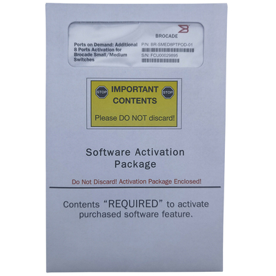 Licenza del BACCELLO di aggiornamento della porta 32G QSFP del broccato XBR-SMED8PTPOD-32G 8 per il commutatore G610