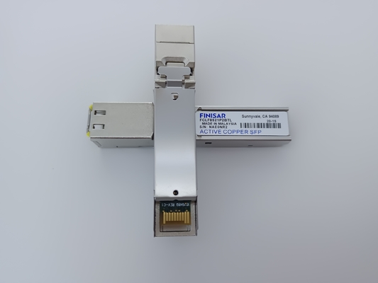 10/100/1000Base-T 100m SFP Cooper Modulo trasmettitore ottico Finisar SFP FCLF8521P2BTL-DL