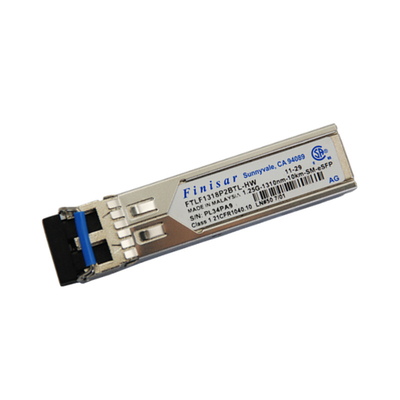 Sfp FTLF1318P2BTL-HW Modulo trasmettitore ottico Finisar 1.25G 1310nm 10KM Cordone di patch in fibra ottica