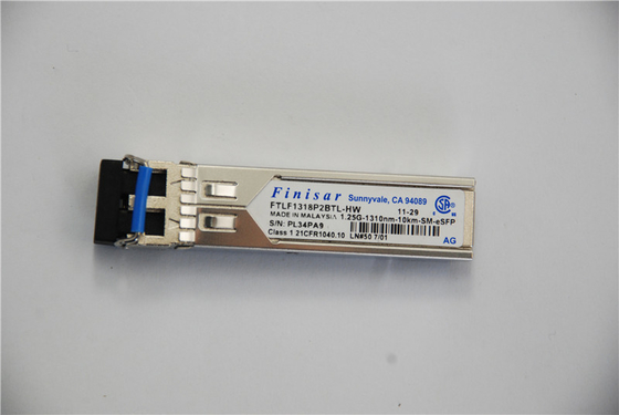 Sfp FTLF1318P2BTL-HW Modulo trasmettitore ottico Finisar 1.25G 1310nm 10KM Cordone di patch in fibra ottica