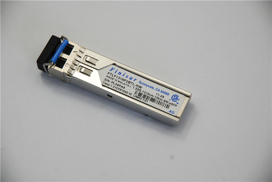 Sfp FTLF1318P2BTL-HW Modulo trasmettitore ottico Finisar 1.25G 1310nm 10KM Cordone di patch in fibra ottica