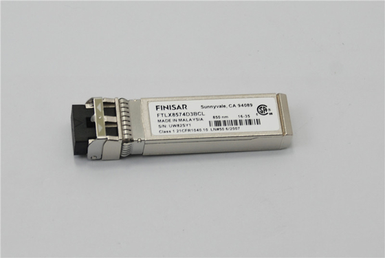 Modulo trasmettitore ottico Finisar FTLX8571D3BCL 10Gb/s 850nm Multimode Datacom SFP+
