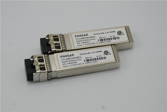 Modulo trasmettitore ottico Finisar FTLX8571D3BCL 10Gb/s 850nm Multimode Datacom SFP+
