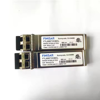 Finisar FTLX8571D3BCL 10Gb/s 850nm Multimode Datacom SFP+ Transceiver ottico per Ethernet 10G MPO POE 4G Compatibile SM