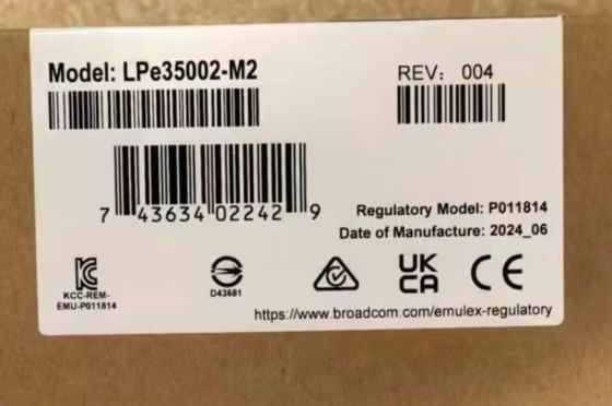 Broadcom LPE35002-M2 32G FC Dual Port Gen 7 Fibre Channel PCIe 4.0 X8 Host Bus Adapter