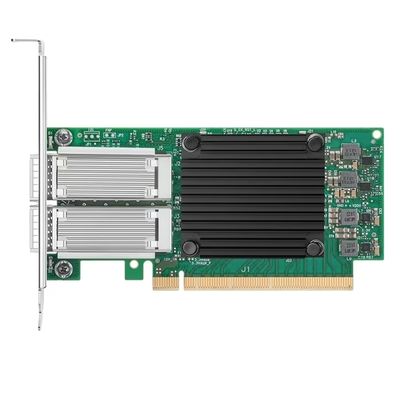 MCX516A-GCAT Scheda di interfaccia di rete Mellanox ConnectX-5 EN, 50GbE Dual-port QSFP28, PCIe3.0 X16