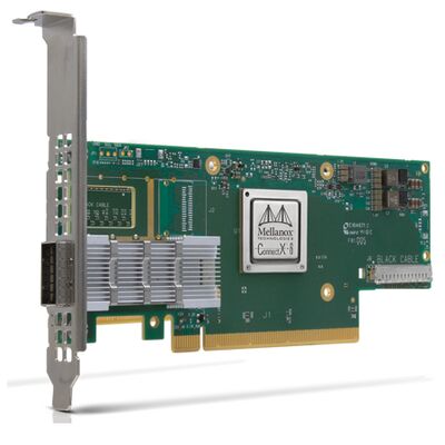 NVIDIA Connect-6 VPI Serie MCX654106A-HCAT Ethernet Network Interface Card PCIe 3.0x16 Dual Port 200Gb/s QSFP56 Server