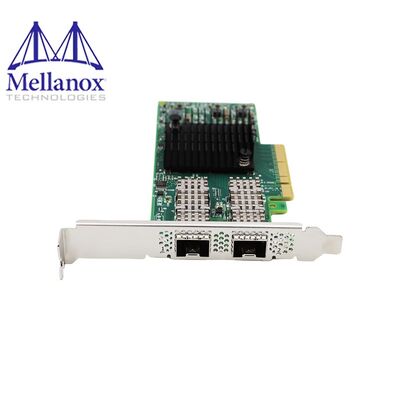 Nuovo Mellanox MCX654106A-ECAT Connect-6 Dual-Port QSFP56 100GbE Wired Network Card Data Center PCIe Server interno