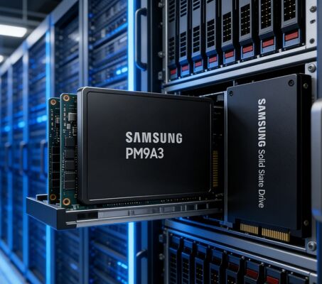 Samsung MZQL23T8HCLS-00B7C SSD Enterprise da 3.84TB PCIe 4.0 U.2 NVMe 1.4 per Server Data Center
