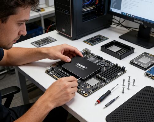 Samsung MZQLB7T6HALA-00W07 7.68TB PCIe 3.0 NVMe U.2 Enterprise SSD per Server Data Center