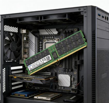 Samsung M321R8GA0PB0-CWMCJ 64GB DDR5 5600MT/s (PC5-44800) ECC RDIMM 2Rx4 1.1V Memoria RAM del server