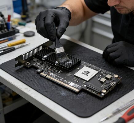 NVIDIA C8220 ConnectX‐8 SuperNIC 200GbE/400GbE NDR200 InfiniBand PCIe 6.0 QSFP112 scheda di rete