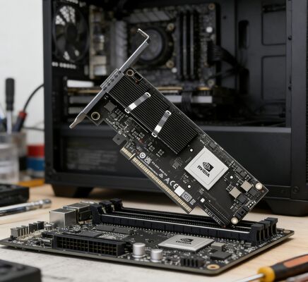 NVIDIA C8220 ConnectX‐8 SuperNIC 200GbE/400GbE NDR200 InfiniBand PCIe 6.0 QSFP112 scheda di rete