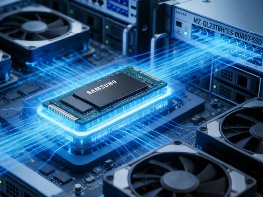 SSD U.2 Samsung originale da 3,84 TB MZQL23T8HCLS-00A07 PCIe 4.0 NVMe TLC Enterprise per server e storage cloud