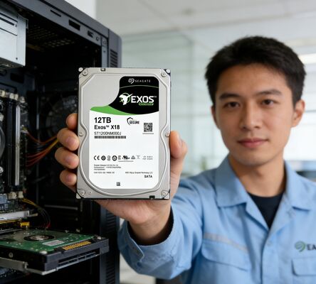 Seagate ST12000NM000J 12TB 7200RPM SATA 6Gb/s 3.5 Inch Enterprise Hard Drive HDD per Server Data Center